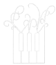 Klavir-štim Obitelj Jurković Logo white - bijeli logo